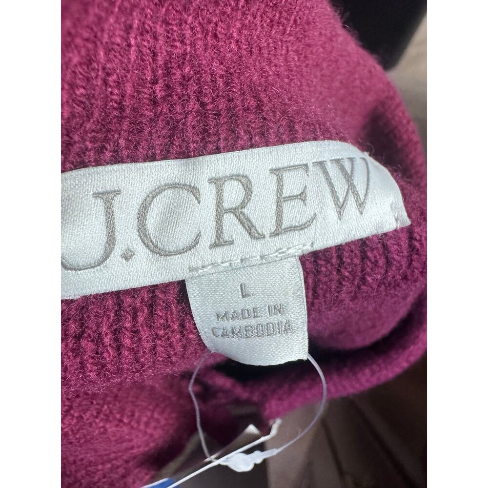 J.Crew Milano-Stitch Cinched-Waist Cardigan with Embellished Buttons Size L NWT - Picture 11 of 11